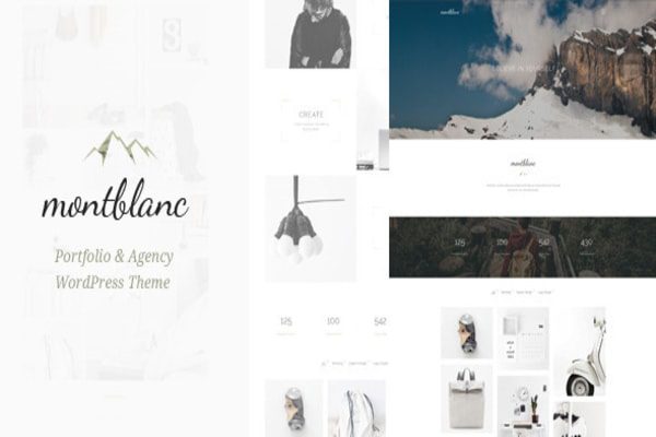 Montblanc creative WP theme