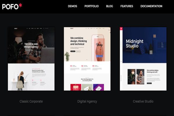 Pofo WordPress theme