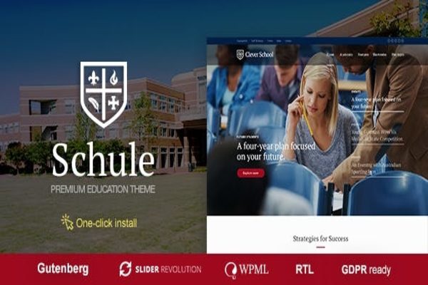 Schule WordPress Education theme 