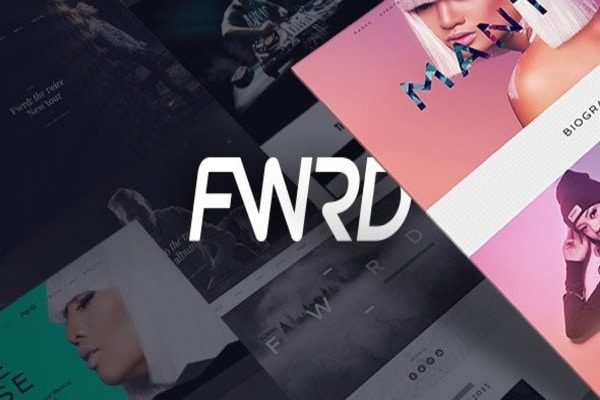 FWRD music WordPress theme