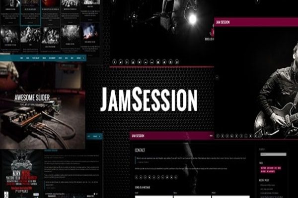 JamSession WordPress music & performers theme