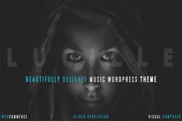 Lucille music WordPress theme