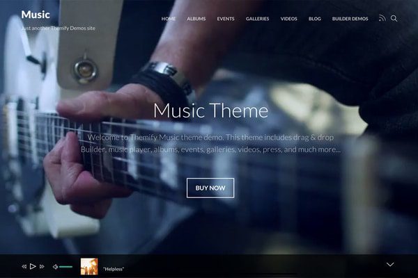 Music, Best WordPress Themes For Musicians