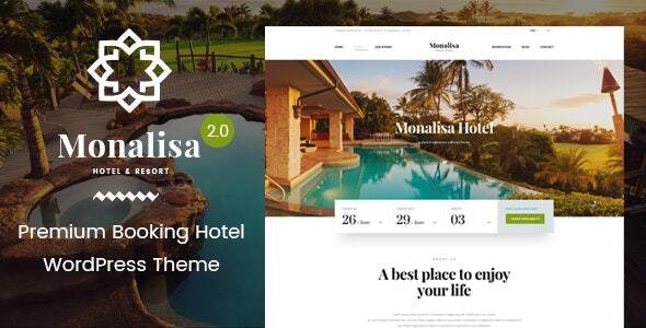 Monalisa resort Hotel WordPress theme