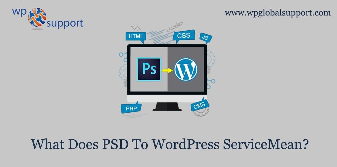 PSD To WordPress Service Mean
