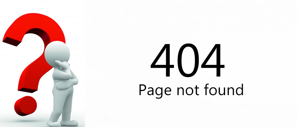 404 "page not found"