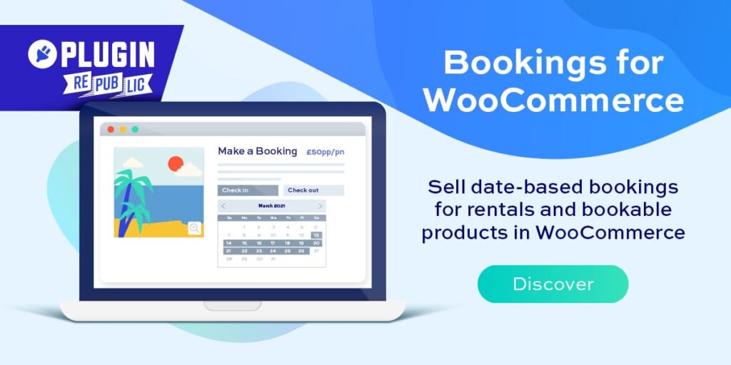 Bookings For WooCommerce