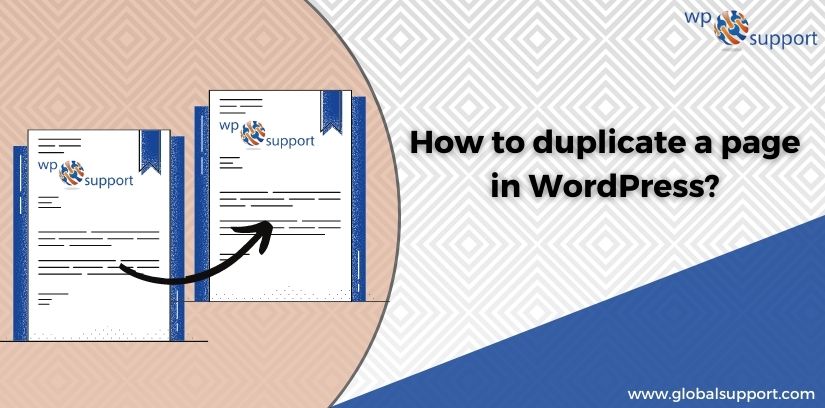 How to duplicate a page in wordpress