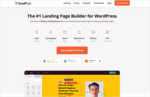 SeedProd - Lead Generation WordPress Plugin